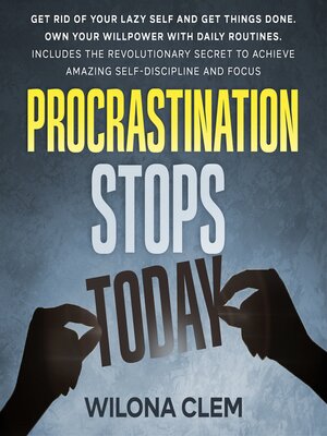 cover image of Procrastination Stops Today